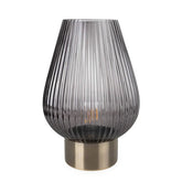 Glass ridged led lamp